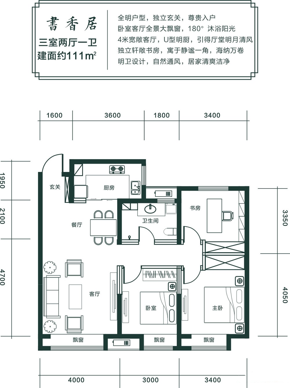 中天翰林誠(chéng)品書香居戶型