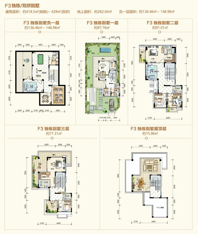 鴻洲江山鴻洲江山F3戶型圖