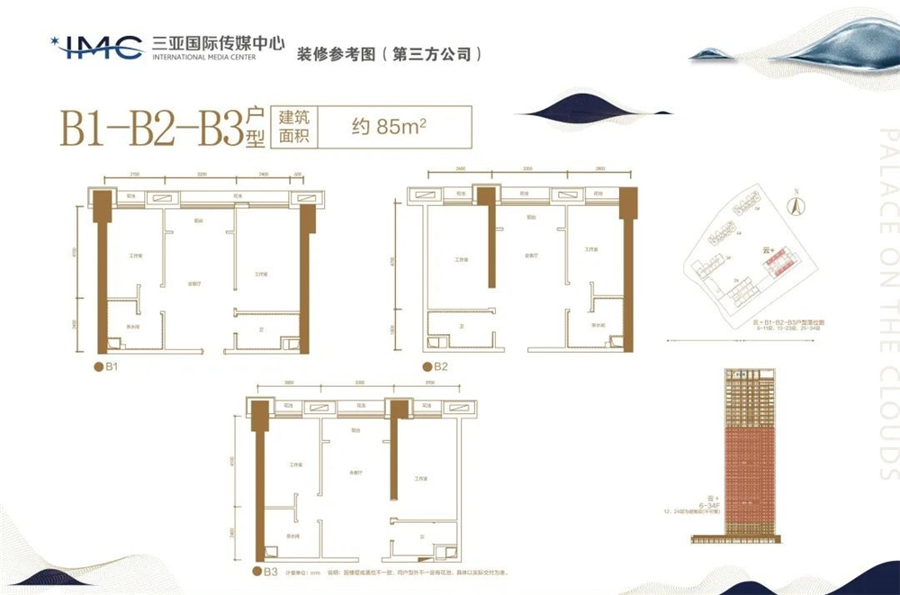 碧桂園三亞國際傳媒中心碧桂園三亞國際傳媒中心B1-B2-B3戶型