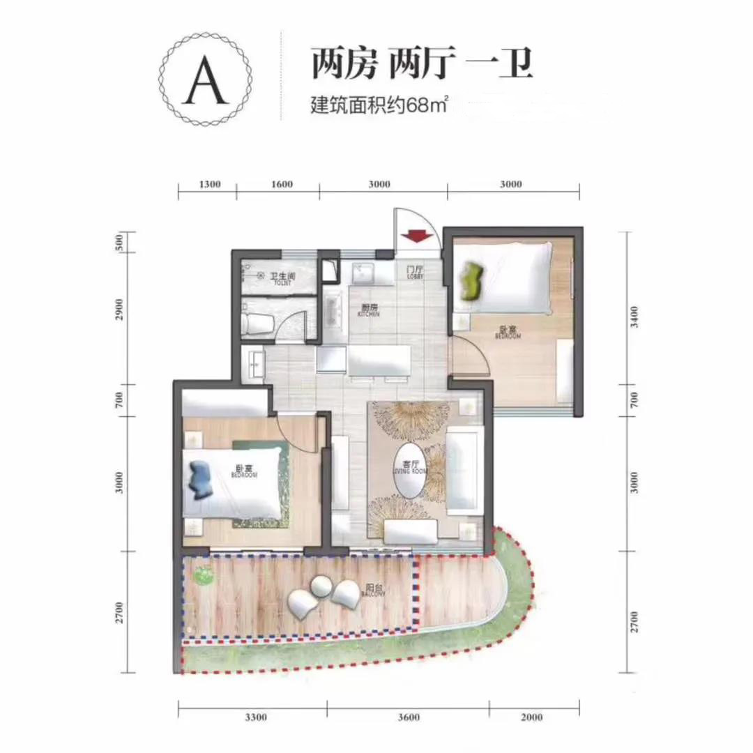 清鳳海棠長灘 A戶型