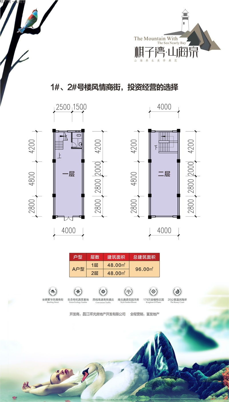 棋子灣·山海泉棋子灣·山海泉1-2#商鋪戶型圖