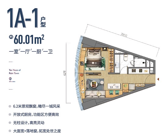 潤城三辰府潤城三辰府 1A-1戶型