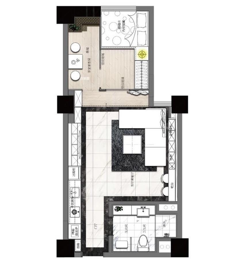 南悅城 兩室兩廳55.36㎡